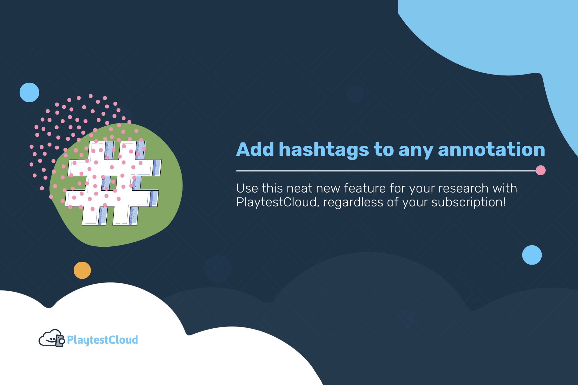 Annotate with hashtags